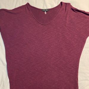 Burgundy blouse